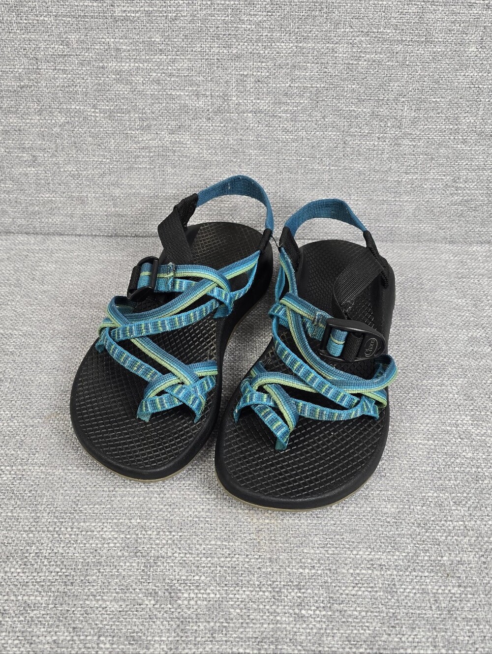 Chaco ZX2 Yampa Hiking Sports Sandals Blue/green/black Womens Sz 7